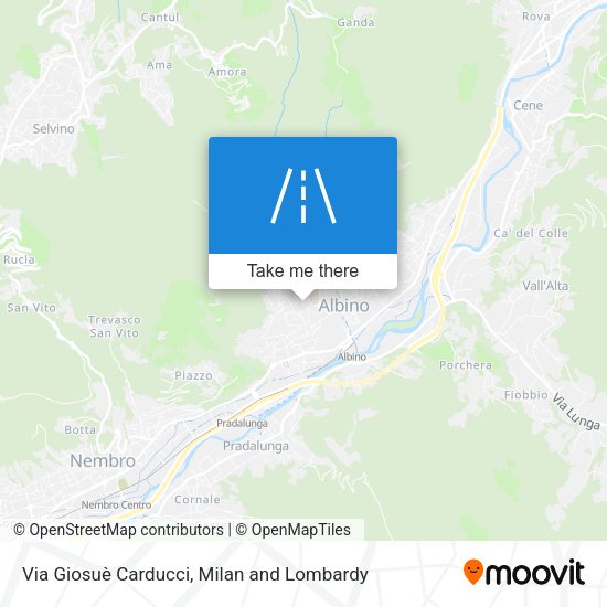 Via Giosuè Carducci map