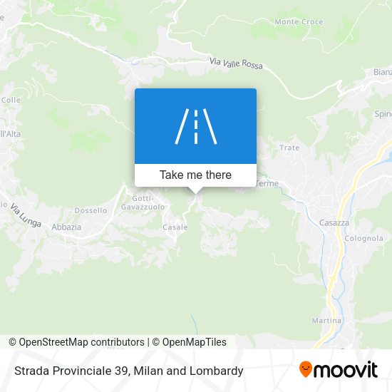 Strada Provinciale 39 map