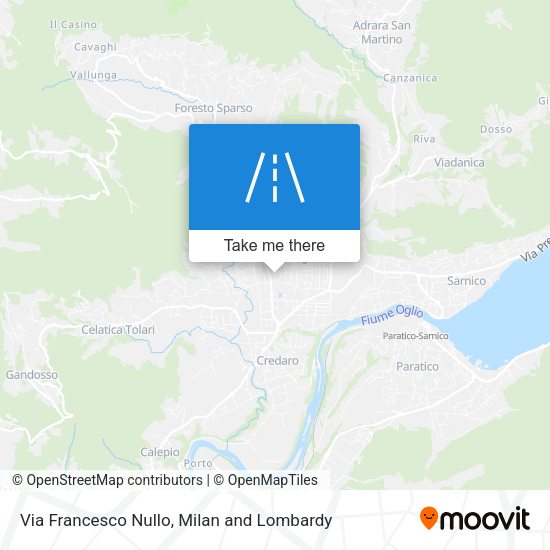 Via Francesco Nullo map