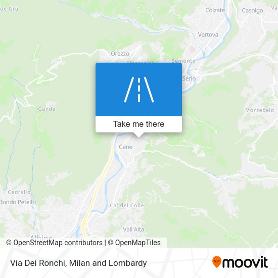 Via Dei Ronchi map