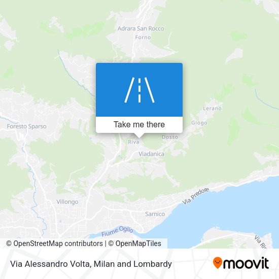 Via Alessandro Volta map