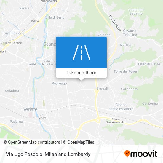 Via Ugo Foscolo map
