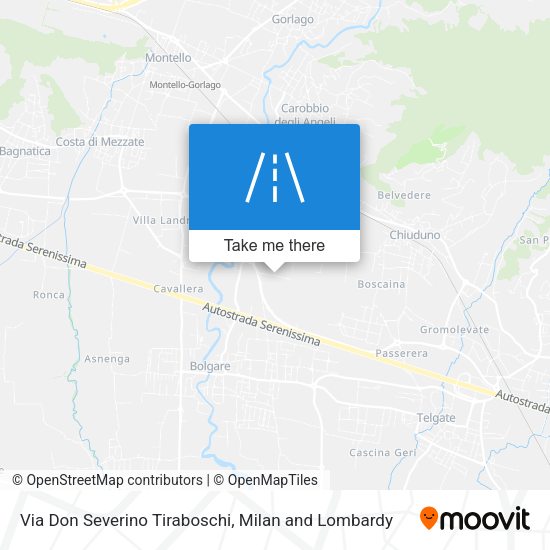 Via Don Severino Tiraboschi map