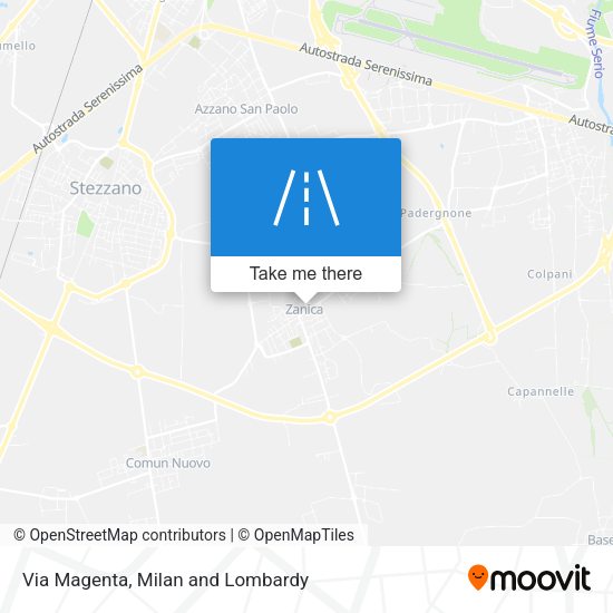 Via Magenta map