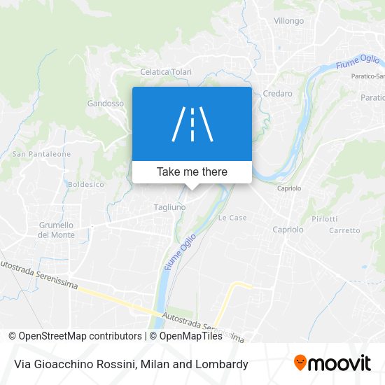 Via Gioacchino Rossini map