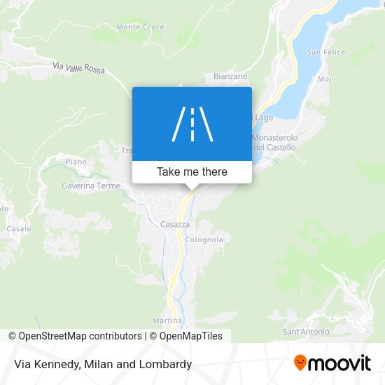 Via Kennedy map