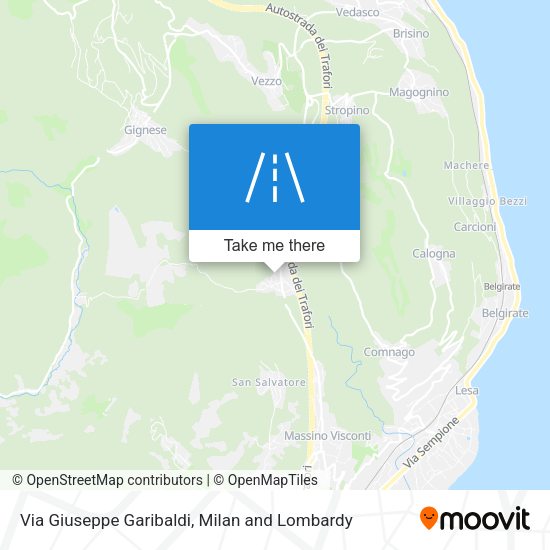 Via Giuseppe Garibaldi map