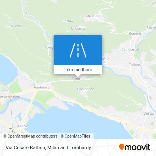 Via Cesare Battisti map