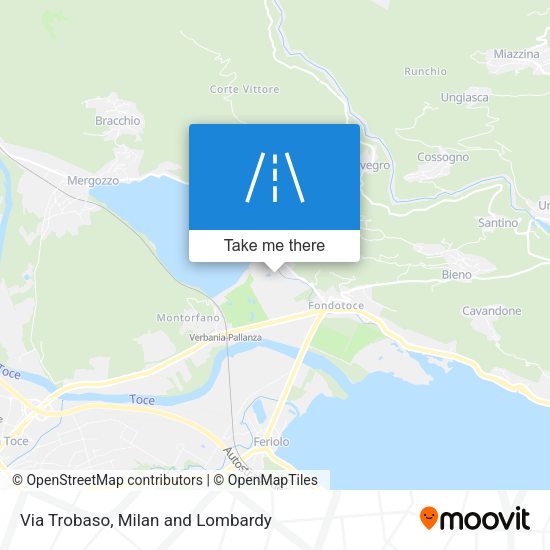 Via Trobaso map