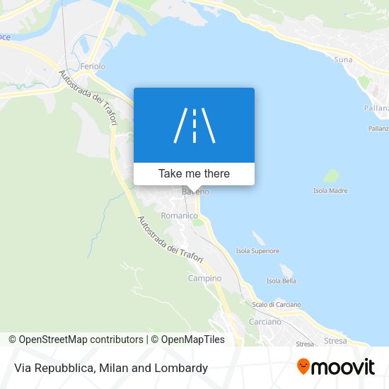 Via Repubblica map