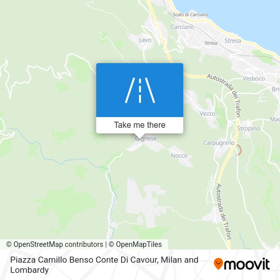 Piazza Camillo Benso Conte Di Cavour map