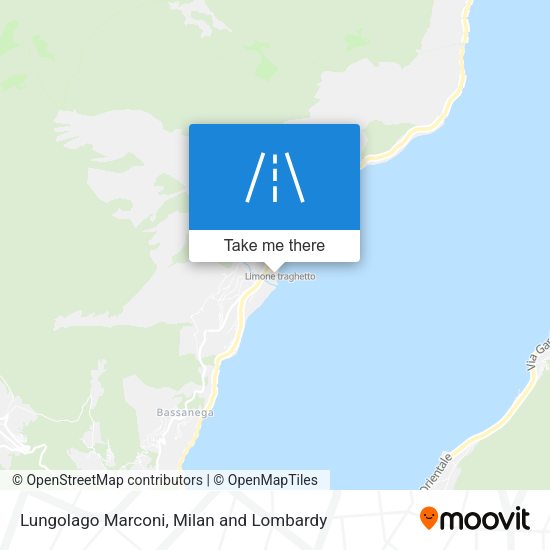 Lungolago Marconi map
