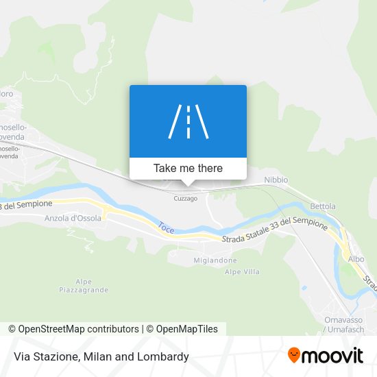 Via Stazione map