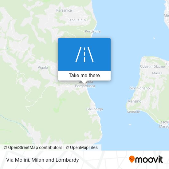 Via Molini map