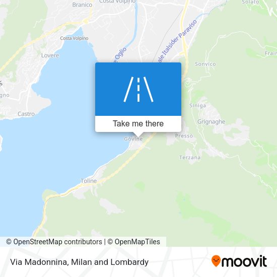 Via Madonnina map