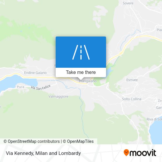 Via Kennedy map