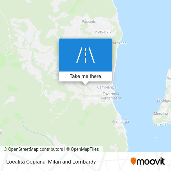 Località Copiana map
