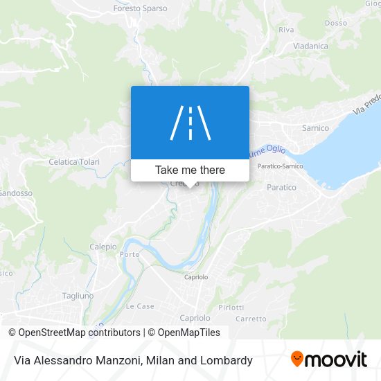 Via Alessandro Manzoni map