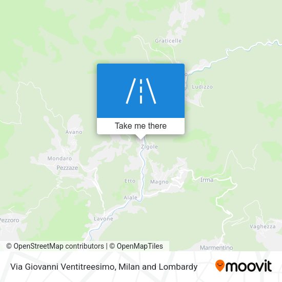 Via Giovanni Ventitreesimo map