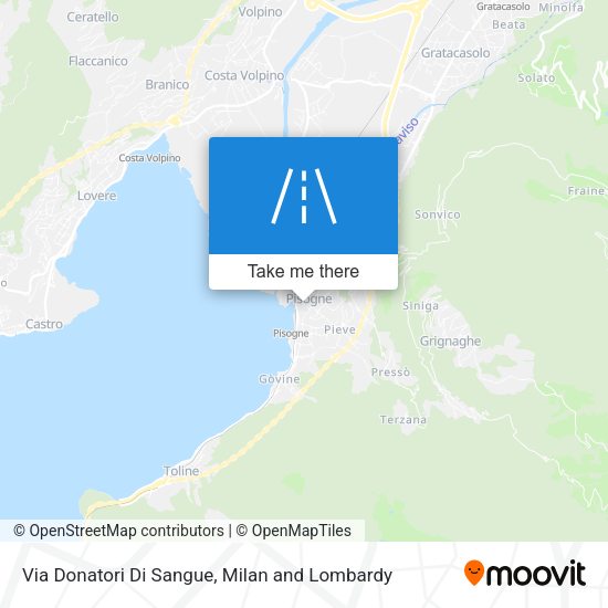Via Donatori Di Sangue map