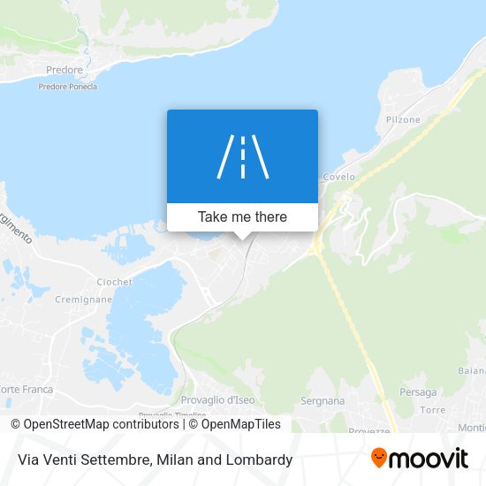 Via Venti Settembre map