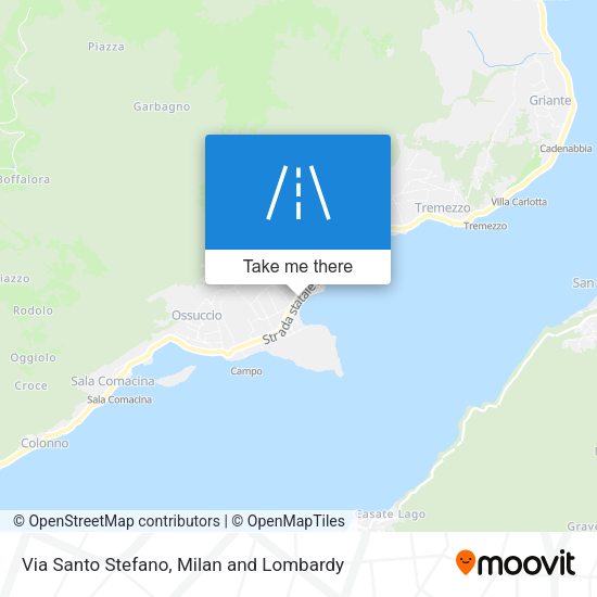 Via Santo Stefano map