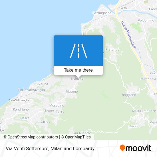 Via Venti Settembre map