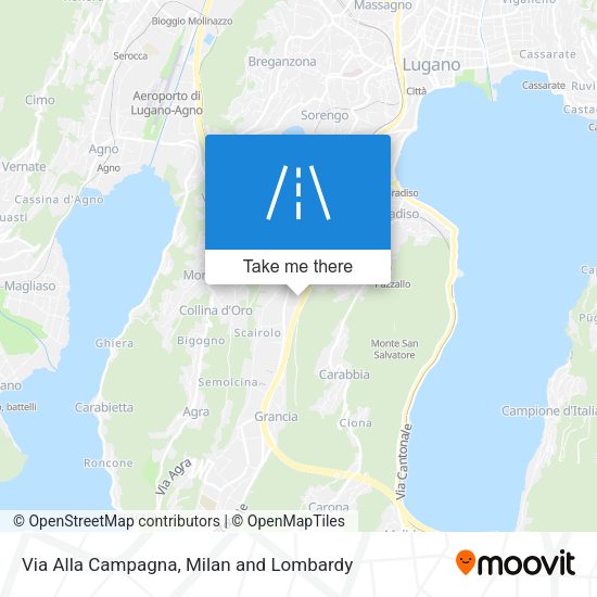 Via Alla Campagna map