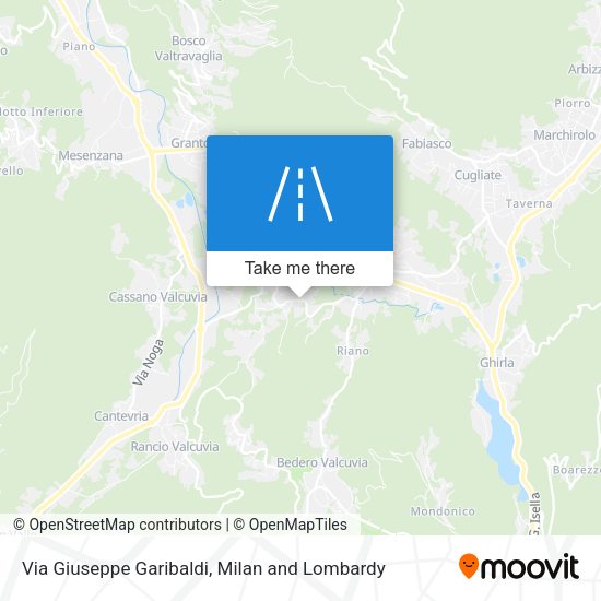 Via Giuseppe Garibaldi map
