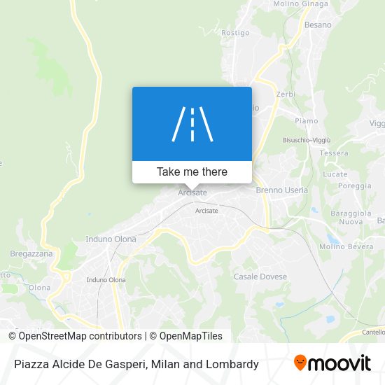 Piazza Alcide De Gasperi map