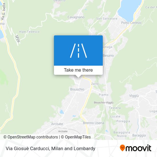 Via Giosuè Carducci map