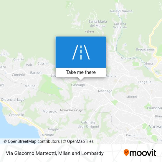 Via Giacomo Matteotti map