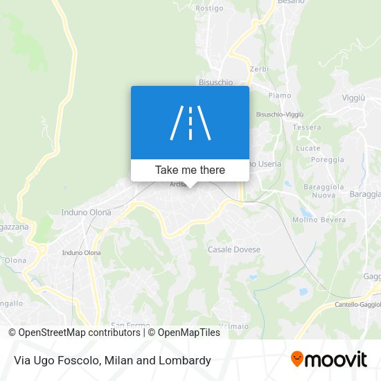Via Ugo Foscolo map