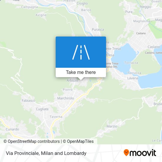 Via Provinciale map