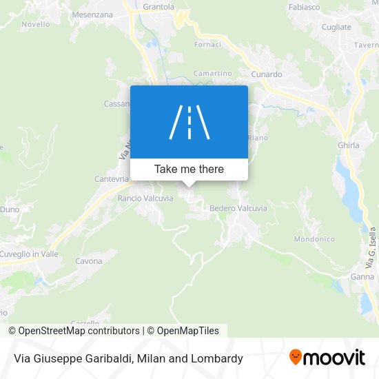 Via Giuseppe Garibaldi map