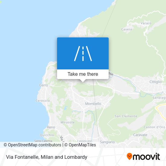 Via Fontanelle map
