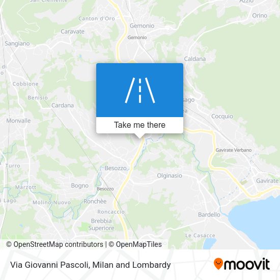 Via Giovanni Pascoli map