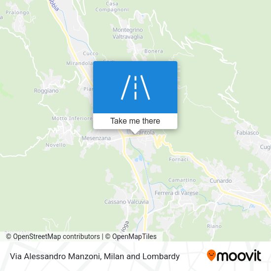 Via Alessandro Manzoni map