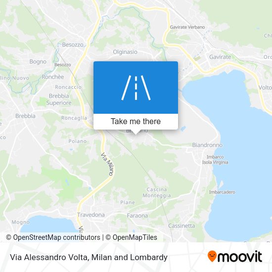 Via Alessandro Volta map