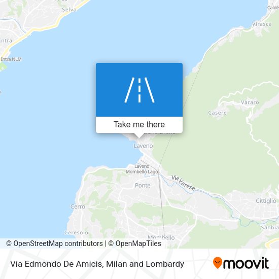 Via Edmondo De Amicis map