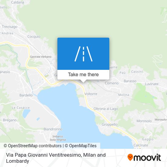 Via Papa Giovanni Ventitreesimo map