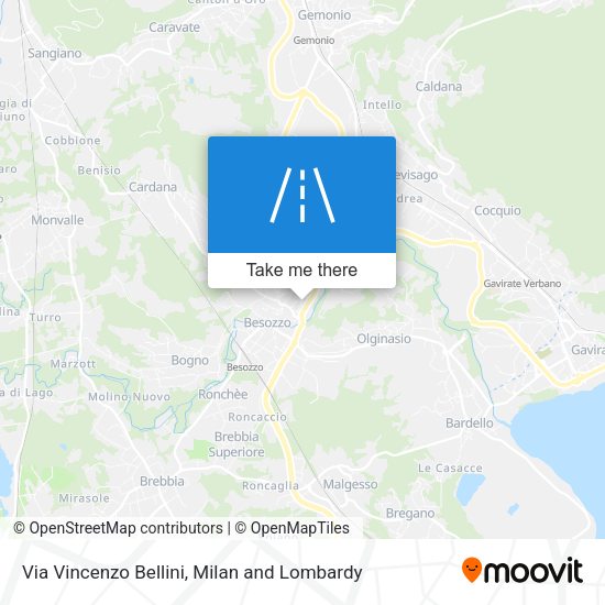 Via Vincenzo Bellini map