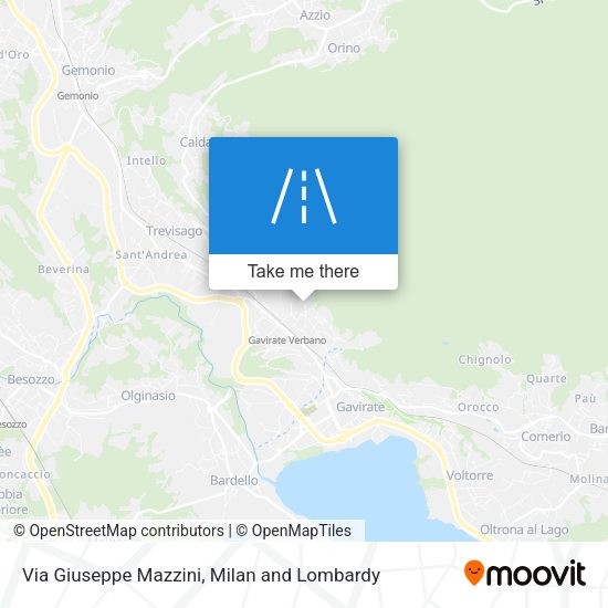 Via Giuseppe Mazzini map