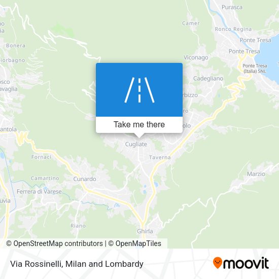 Via Rossinelli map