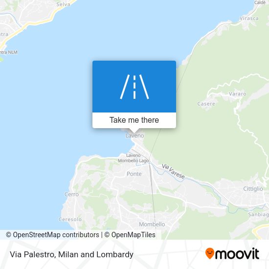 Via Palestro map