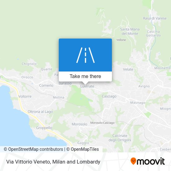 Via Vittorio Veneto map