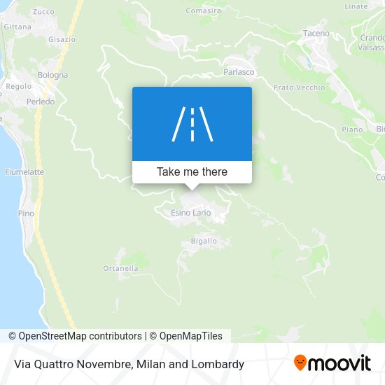 Via Quattro Novembre map