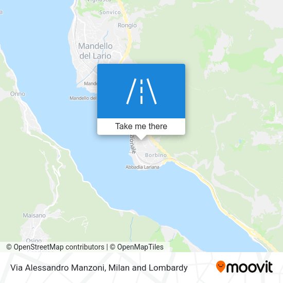 Via Alessandro Manzoni map