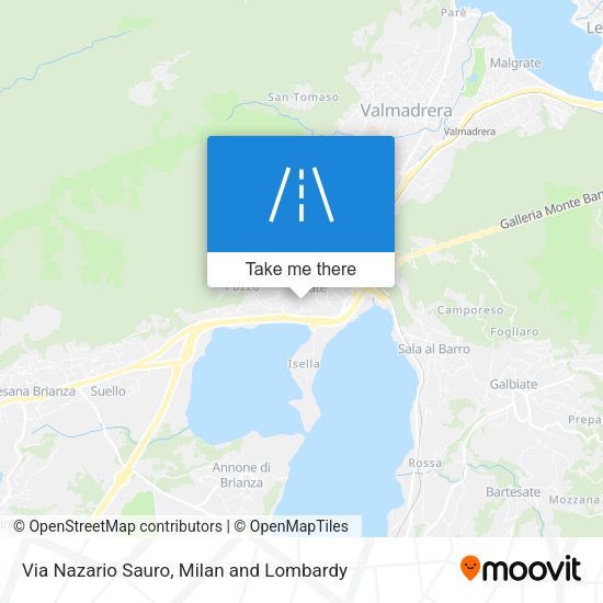 Via Nazario Sauro map