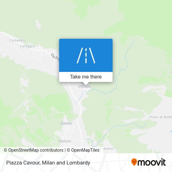 Piazza Cavour map